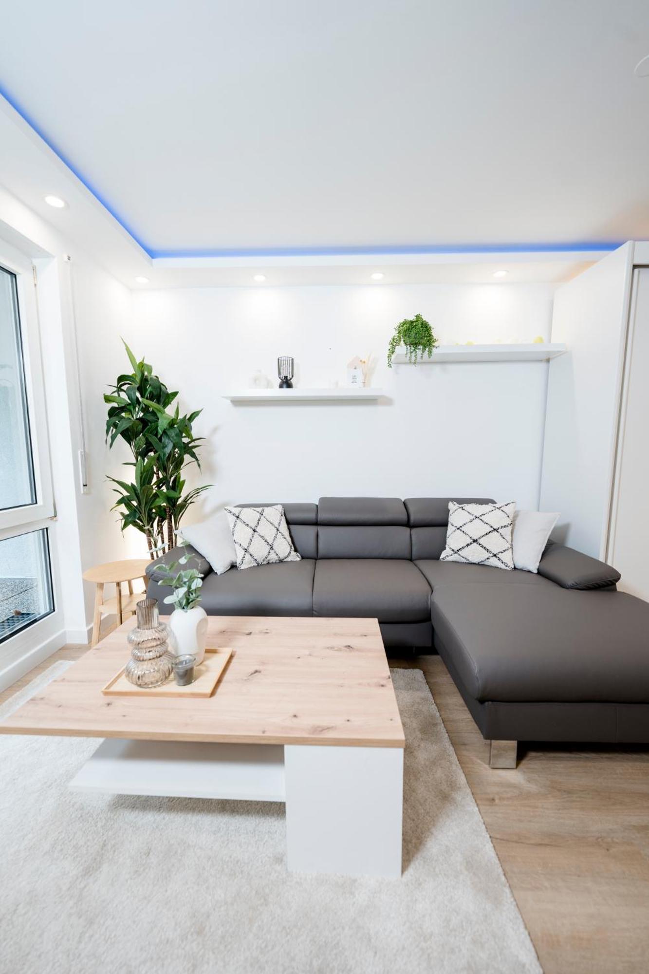 Bellabene Modernes Studio Apartment In Zentraler Lage Mit Terrasse, Parkplatz, Smarttv Пфорцхайм Екстериор снимка